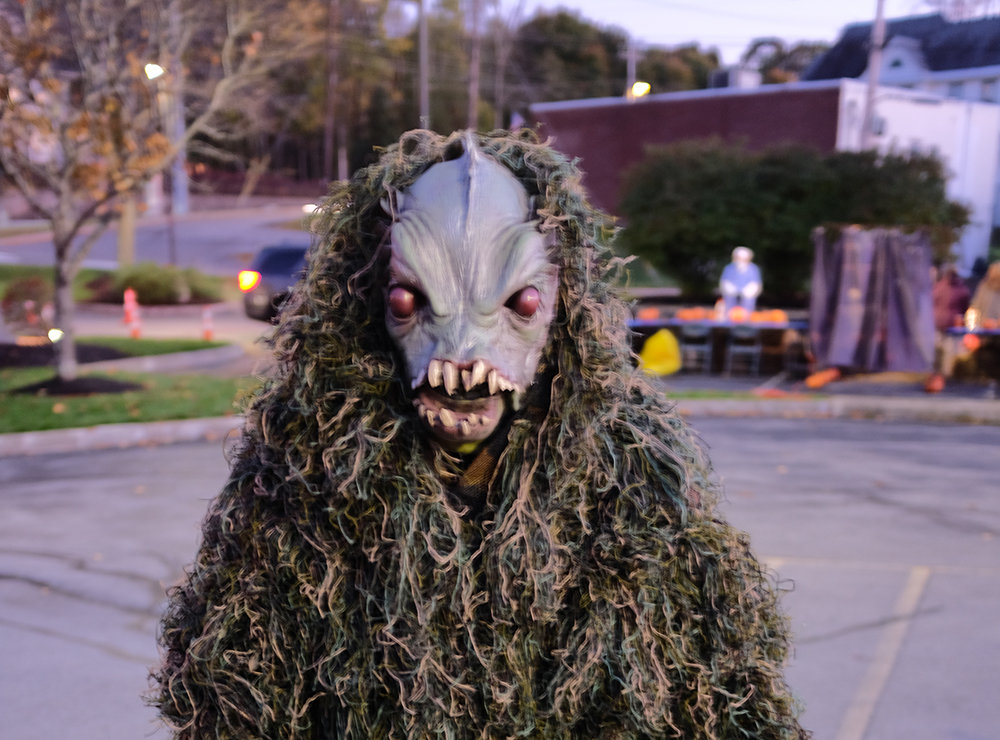 Lloyd Police Chief James Janso got to dress up as Swamp Thing for his favorite holiday of the year.